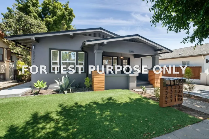 Demo/Test Data 3365-69 Grim Ave, San Diego, CA 92104