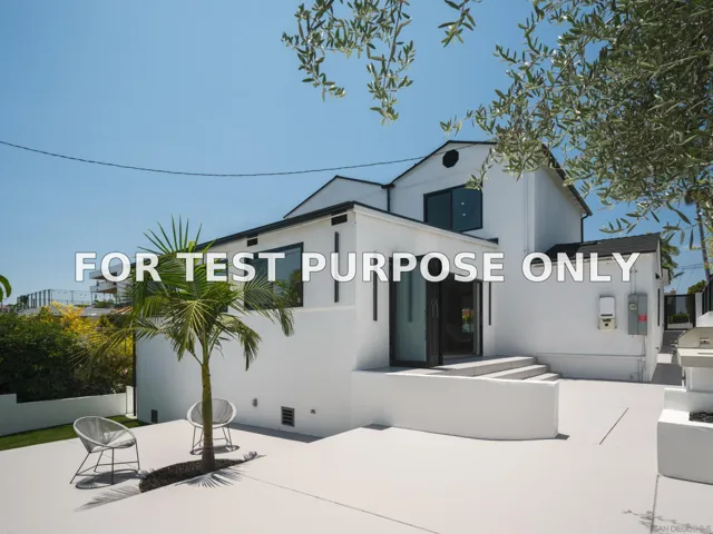 Demo/Test Data 3231 Hawk St, San Diego, CA 92103