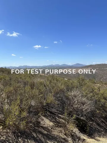 Demo/Test Data Lot 73 Parcel 4 Burma Rd Unit 73, Ramona, CA 92065