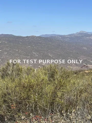 Demo/Test Data Lot 73 Parcel 4 Burma Rd Unit 73, Ramona, CA 92065