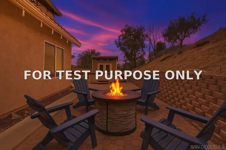 Demo/Test Data 9410 Brian Way, El Cajon, CA 92021