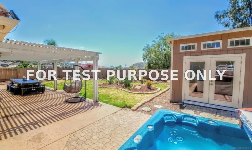 Demo/Test Data 9410 Brian Way, El Cajon, CA 92021
