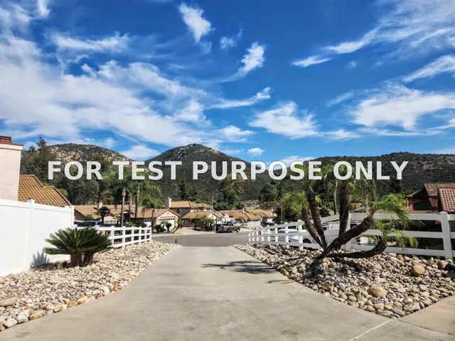 Demo/Test Data 9410 Brian Way, El Cajon, CA 92021