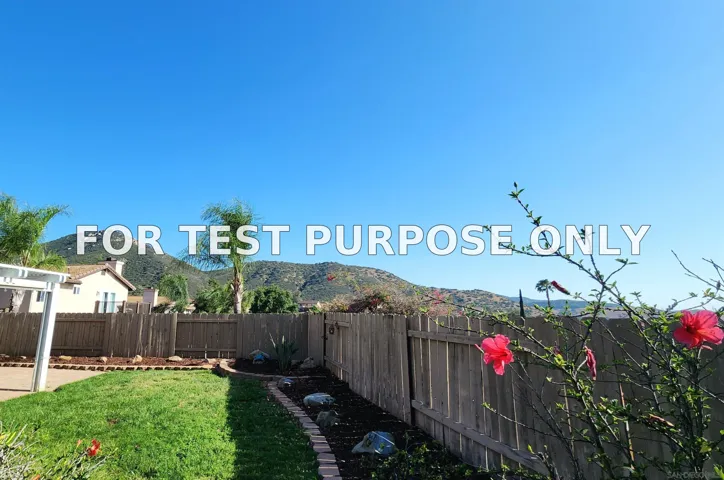 Demo/Test Data 9410 Brian Way, El Cajon, CA 92021