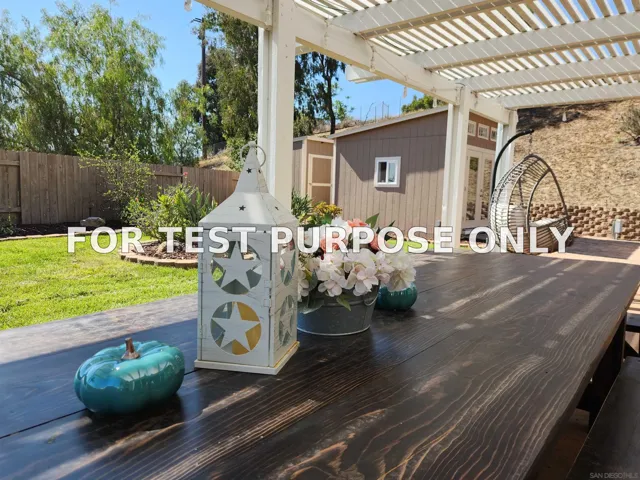 Demo/Test Data 9410 Brian Way, El Cajon, CA 92021
