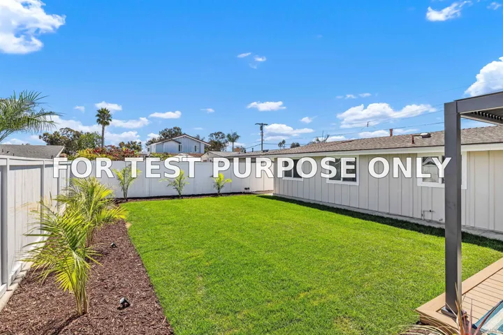 Demo/Test Data 5284 Winthrop St, San Diego, CA 92117