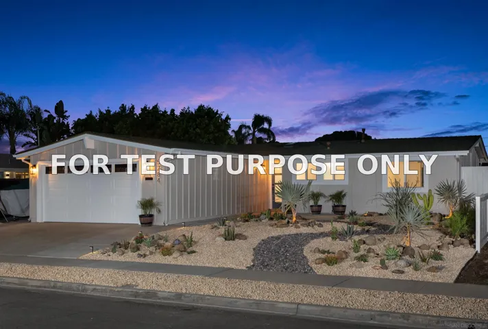Demo/Test Data 5284 Winthrop St, San Diego, CA 92117