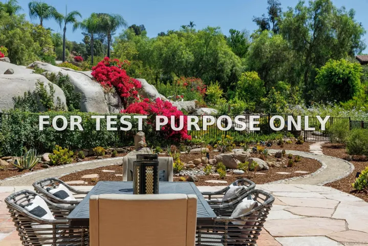 Demo/Test Data 13121 Wild Flower Ln, Poway, CA 92064