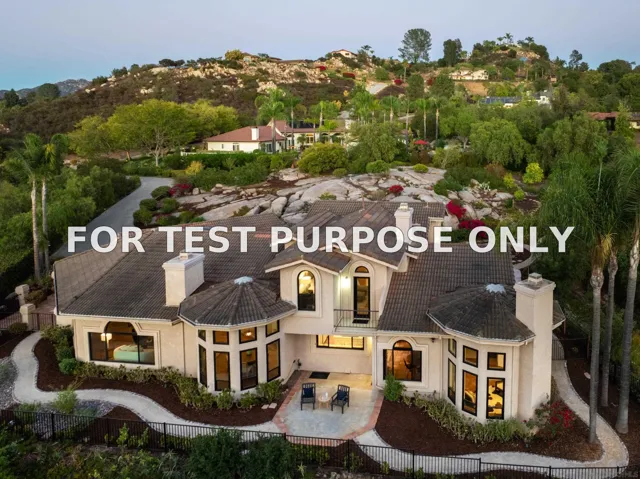 Demo/Test Data 13121 Wild Flower Ln, Poway, CA 92064