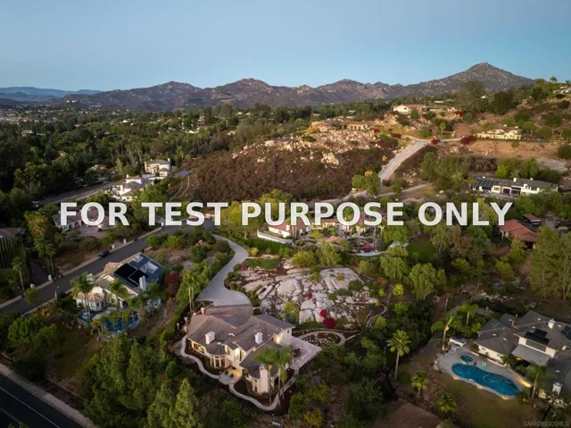 Demo/Test Data 13121 Wild Flower Ln, Poway, CA 92064