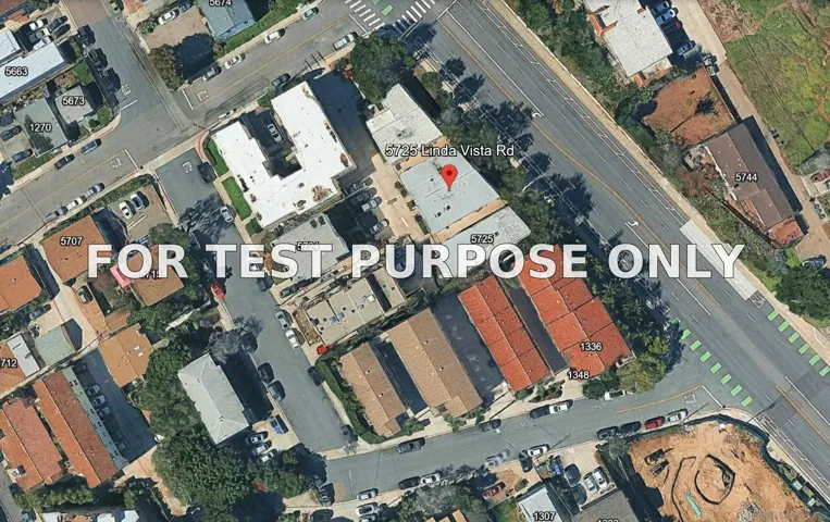 Demo/Test Data 5725 Linda Vista Raod Unit 4, San Diego, CA 92110