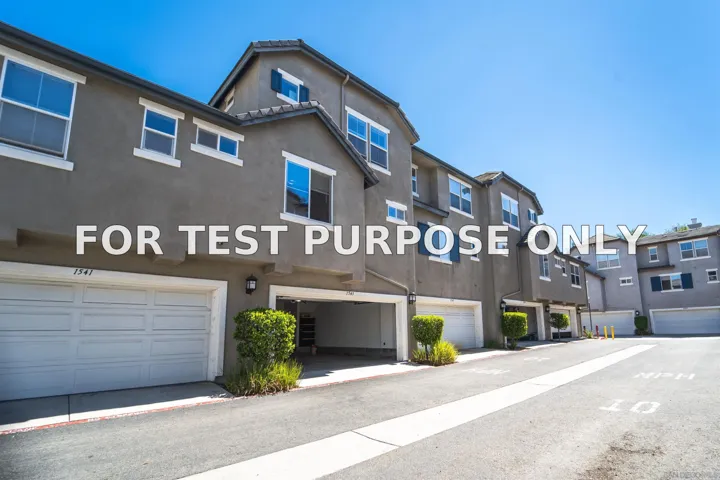 Demo/Test Data 1543 Barberry Pl, Chula Vista, CA 91915