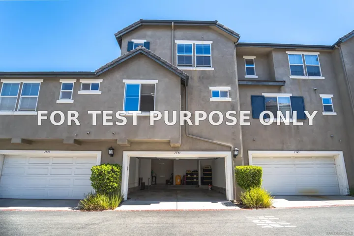 Demo/Test Data 1543 Barberry Pl, Chula Vista, CA 91915
