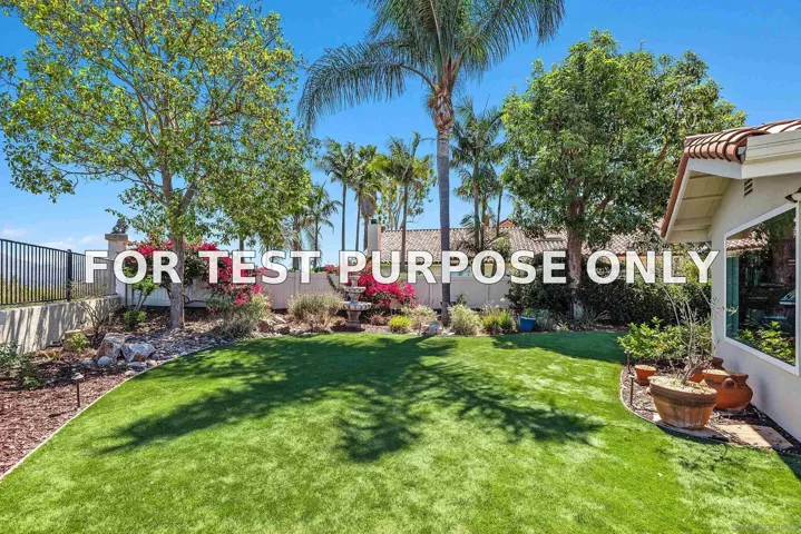 Demo/Test Data 16396 Avenida Suavidad, San Diego, CA 92128
