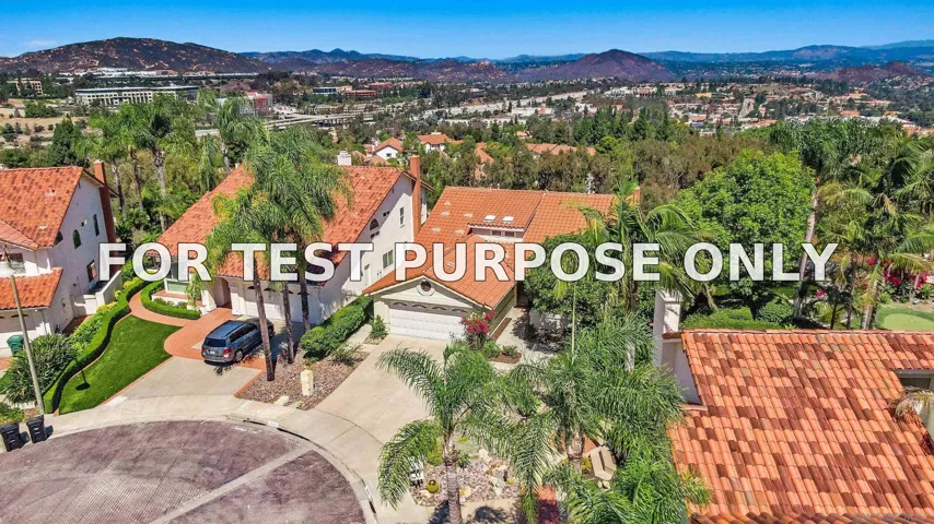 Demo/Test Data 16396 Avenida Suavidad, San Diego, CA 92128