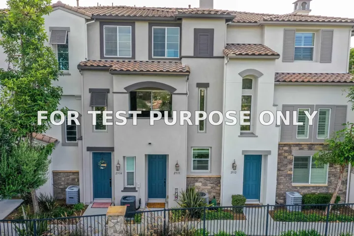 Demo/Test Data 2533 Antlers Way, San Marcos, CA 92078