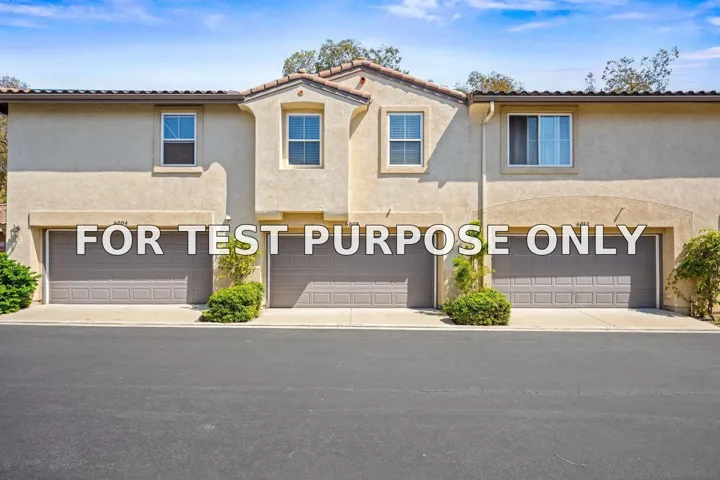 Demo/Test Data 6008 Paseo Salinero, Carlsbad, CA 92009