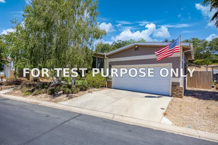 Demo/Test Data 18218 Paradise Mountain Rd Unit Spc 201, Valley Center, CA 92082