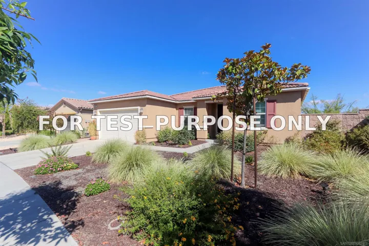 Demo/Test Data 32858 Sycamore Canyon Lane, Winchester, CA 92596