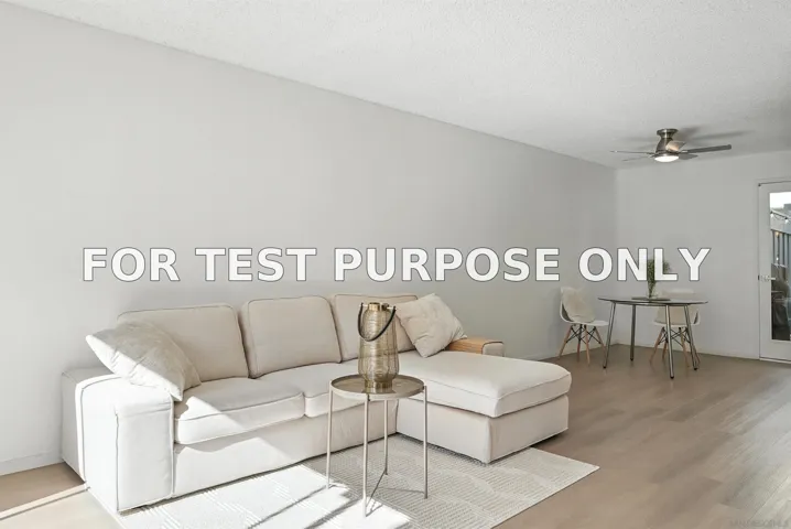 Demo/Test Data 6929 Park Mesa Way Unit #126, San Diego, CA 92111