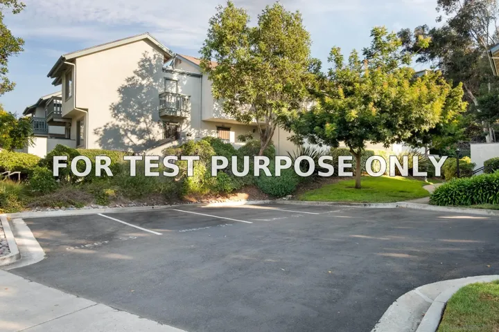 Demo/Test Data 6929 Park Mesa Way Unit #126, San Diego, CA 92111