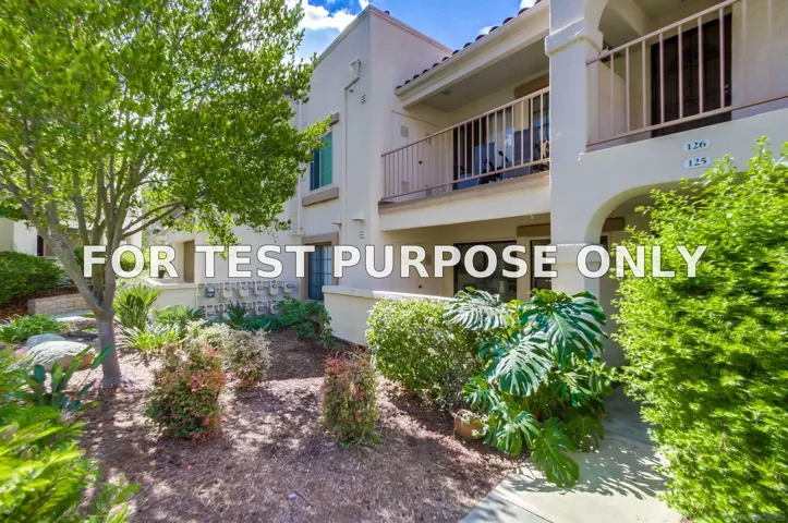 Demo/Test Data 13059 Wimberly Sq Unit 125, San Diego, CA 92128