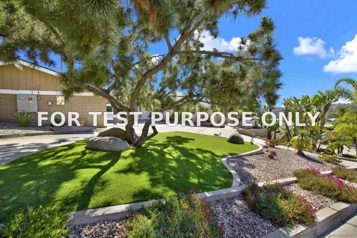 Demo/Test Data 17351 Saint Andrews Dr, Poway, CA 92064