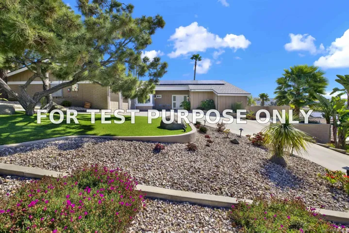 Demo/Test Data 17351 Saint Andrews Dr, Poway, CA 92064