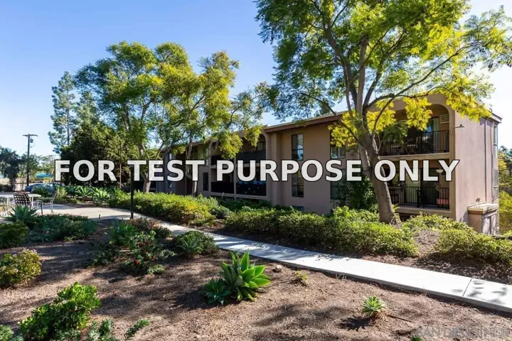 Demo/Test Data 7838 Cowles Mountain Ct Unit C18, San Diego, CA 92119