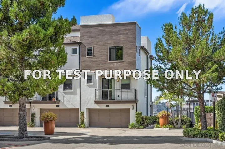 Demo/Test Data 8301 Distinctive Dr, San Diego, CA 92108