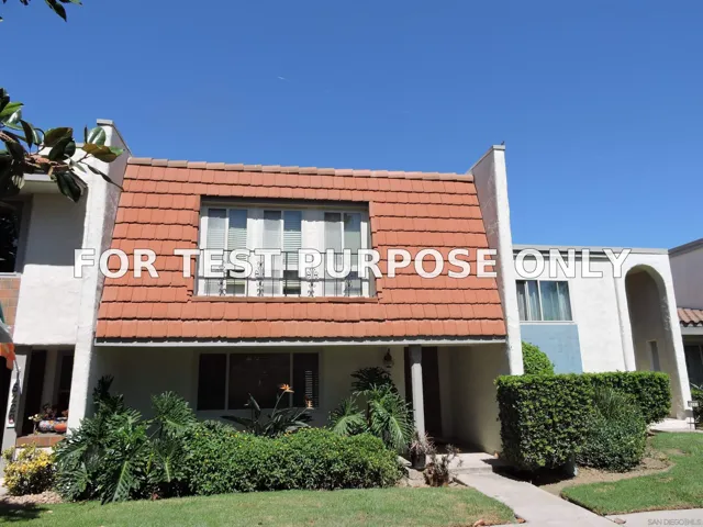 Demo/Test Data 5230 Mount Alifan Dr, San Diego, CA 92111
