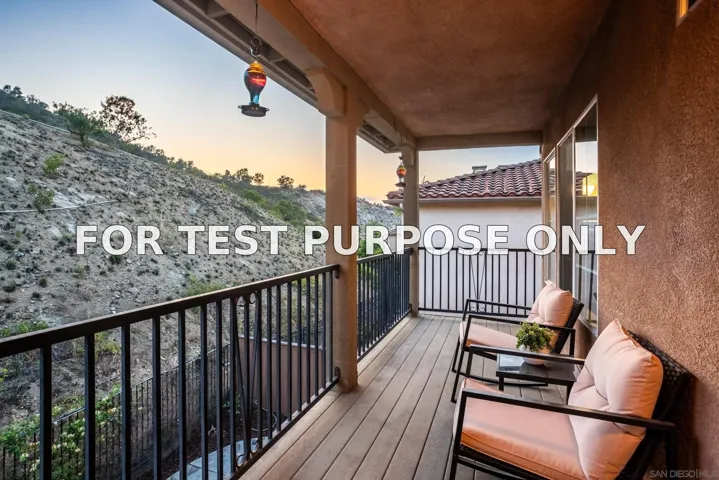 Demo/Test Data 560 Via Del Caballo, San Marcos, CA 92078