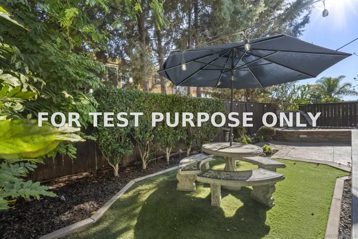 Demo/Test Data 17155 Albert Ave, San Diego, CA 92127