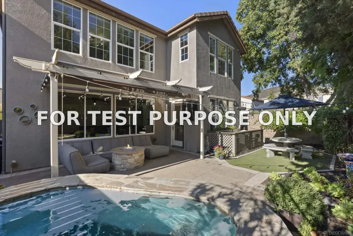 Demo/Test Data 17155 Albert Ave, San Diego, CA 92127
