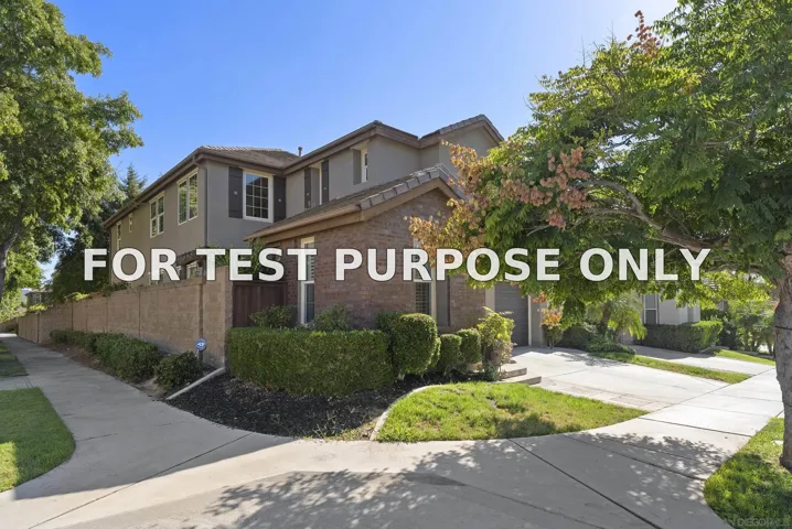 Demo/Test Data 17155 Albert Ave, San Diego, CA 92127