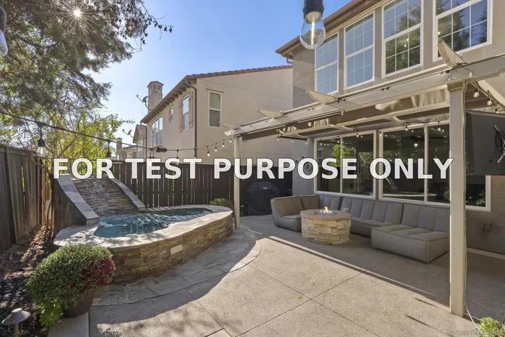 Demo/Test Data 17155 Albert Ave, San Diego, CA 92127