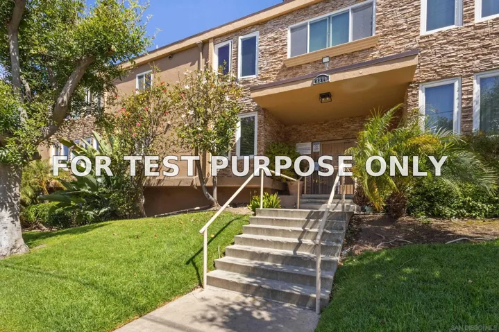 Demo/Test Data 5510 Adelaide Ave Unit 1, San Diego, CA 92115