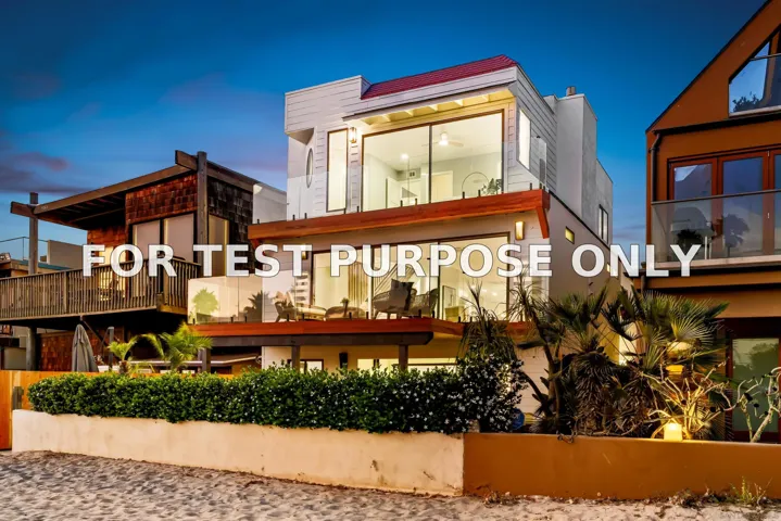 Demo/Test Data 2623 Ocean Front Walk, San Diego, CA 92109