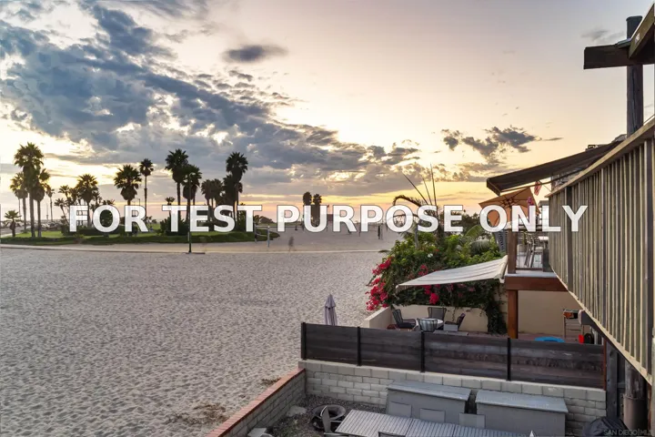Demo/Test Data 2623 Ocean Front Walk, San Diego, CA 92109