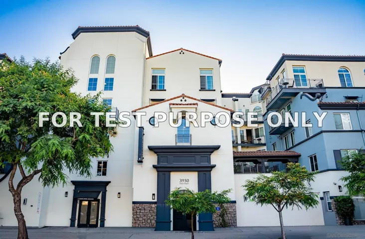 Demo/Test Data 3950 Ohio Unit 226, San Diego, CA 92104