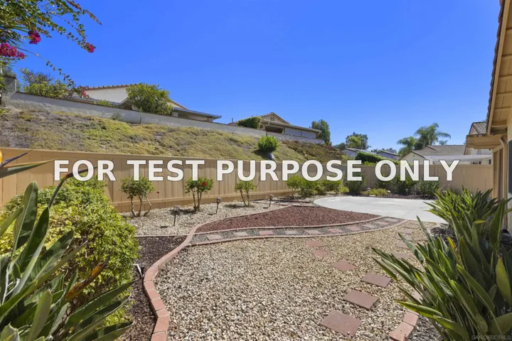 Demo/Test Data 13060 Avenida Marbella, San Diego, CA 92128