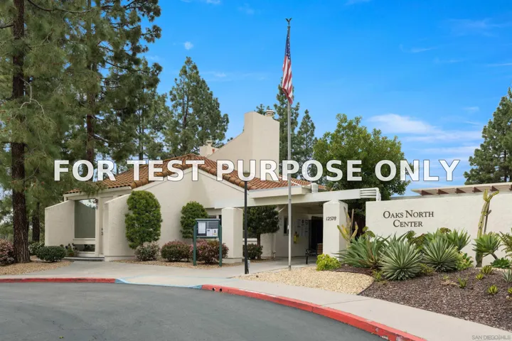 Demo/Test Data 13060 Avenida Marbella, San Diego, CA 92128