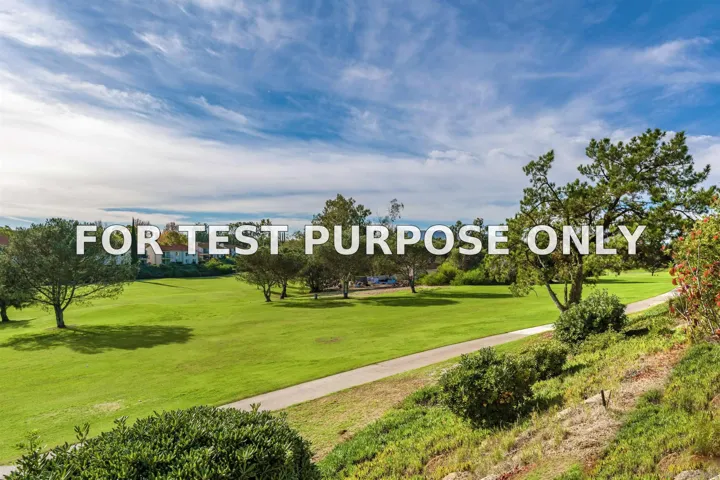 Demo/Test Data 13060 Avenida Marbella, San Diego, CA 92128