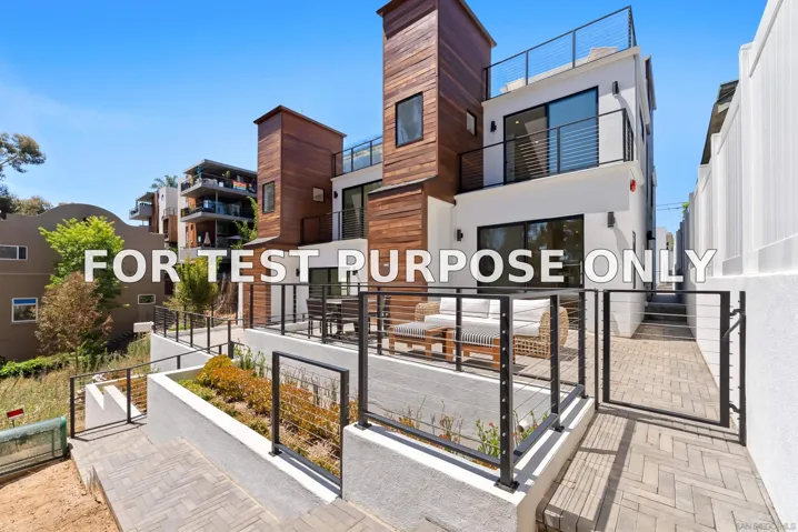 Demo/Test Data 1034 Pennsylvania Avenue, San Diego, CA 92103