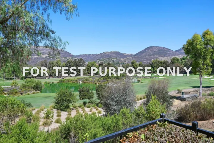 Demo/Test Data 17216 Turf Club Dr, San Diego, CA 92127