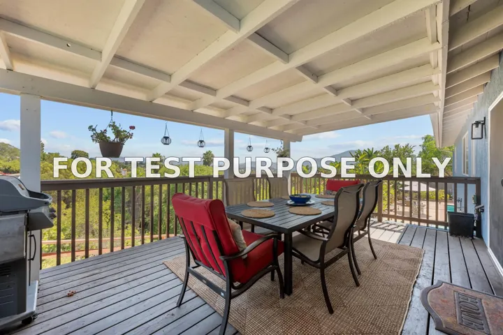 Demo/Test Data 4261 Alta Mira Dr, La Mesa, CA 91941