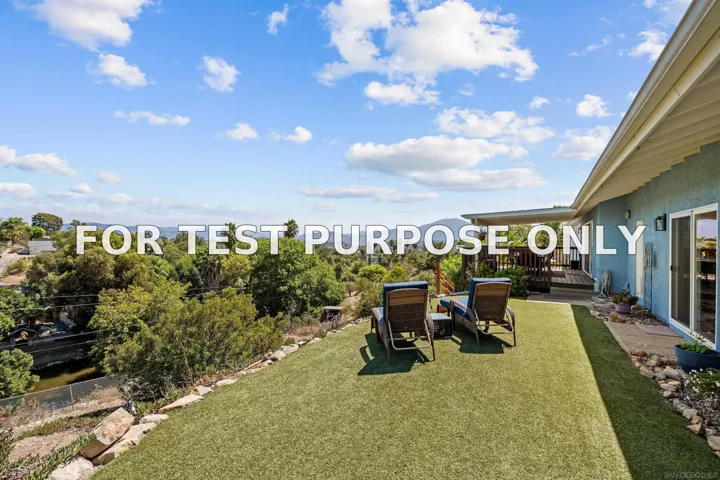Demo/Test Data 4261 Alta Mira Dr, La Mesa, CA 91941