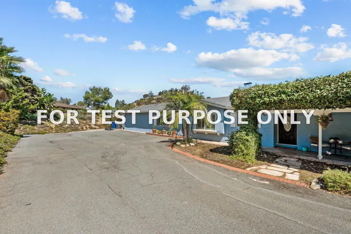 Demo/Test Data 4261 Alta Mira Dr, La Mesa, CA 91941