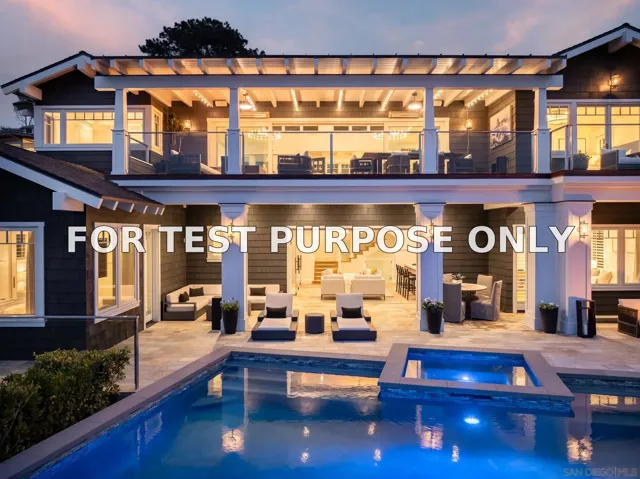 Demo/Test Data 2026 Seaview Ave, Del Mar, CA 92014
