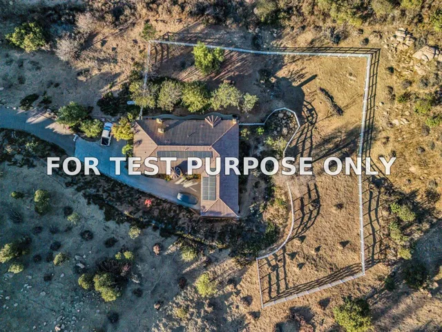 Demo/Test Data 18763 Rangeland Road, Ramona, CA 92065